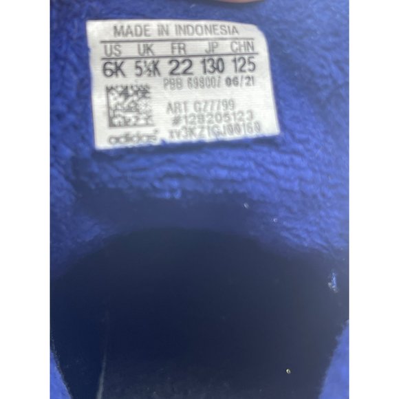 Adidas Boys toddlers Hoops 2.0 Black Basketball Shoes Sneakers Size 6K - Picture 9 of 10